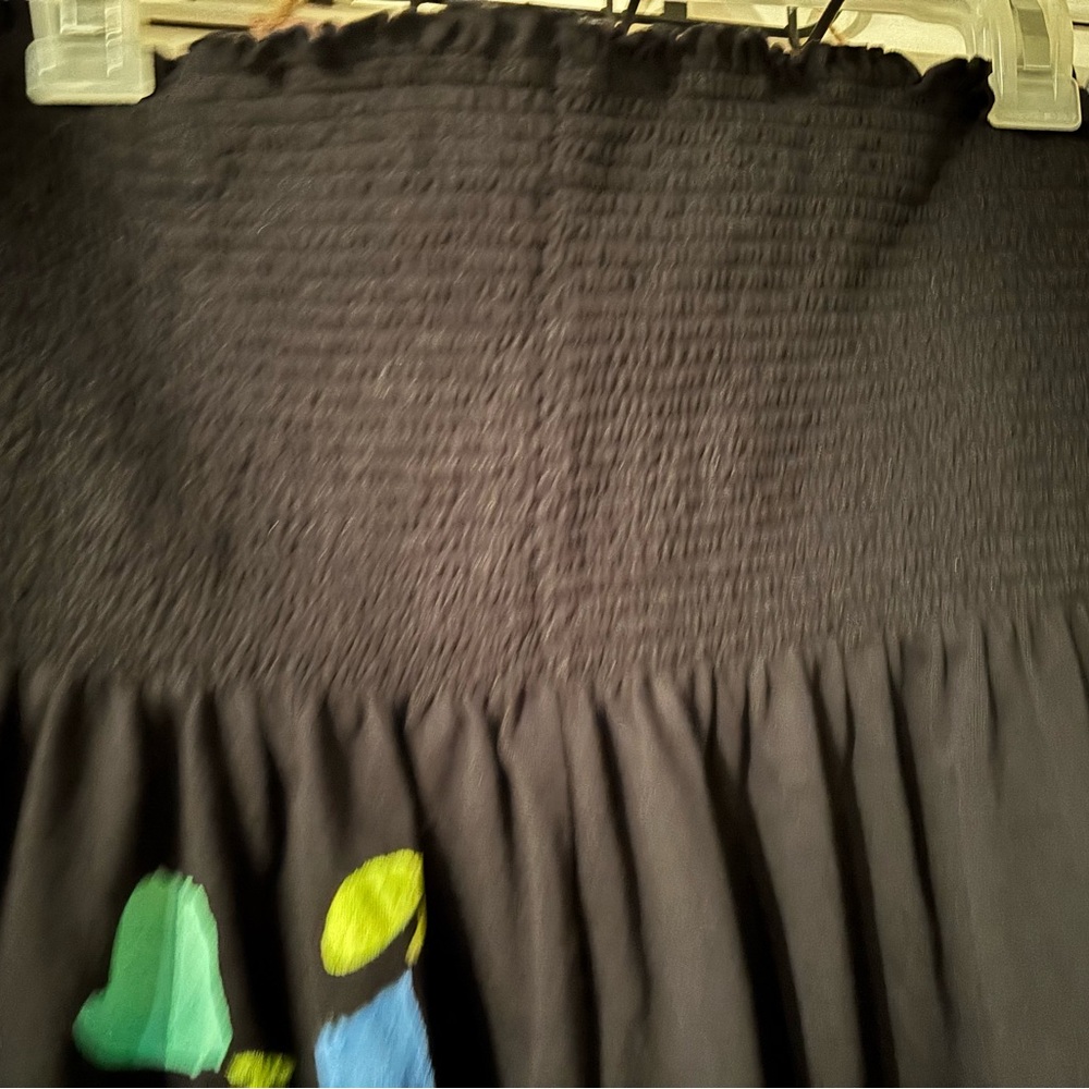 Floral Black cover up dress - Picture 3 of 4